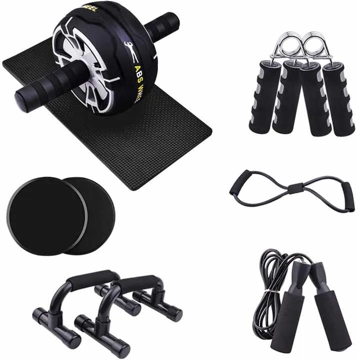 طقم اللياقة البدنية لصالة الألعاب الرياضية . High Quality Home Gym Fitness Set with Pull