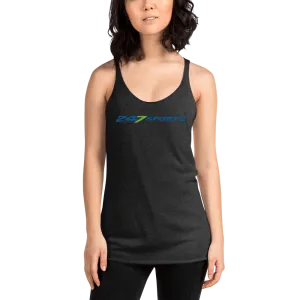 247 Sports Logo Women's Tri-Blend Racerback Tank Top
