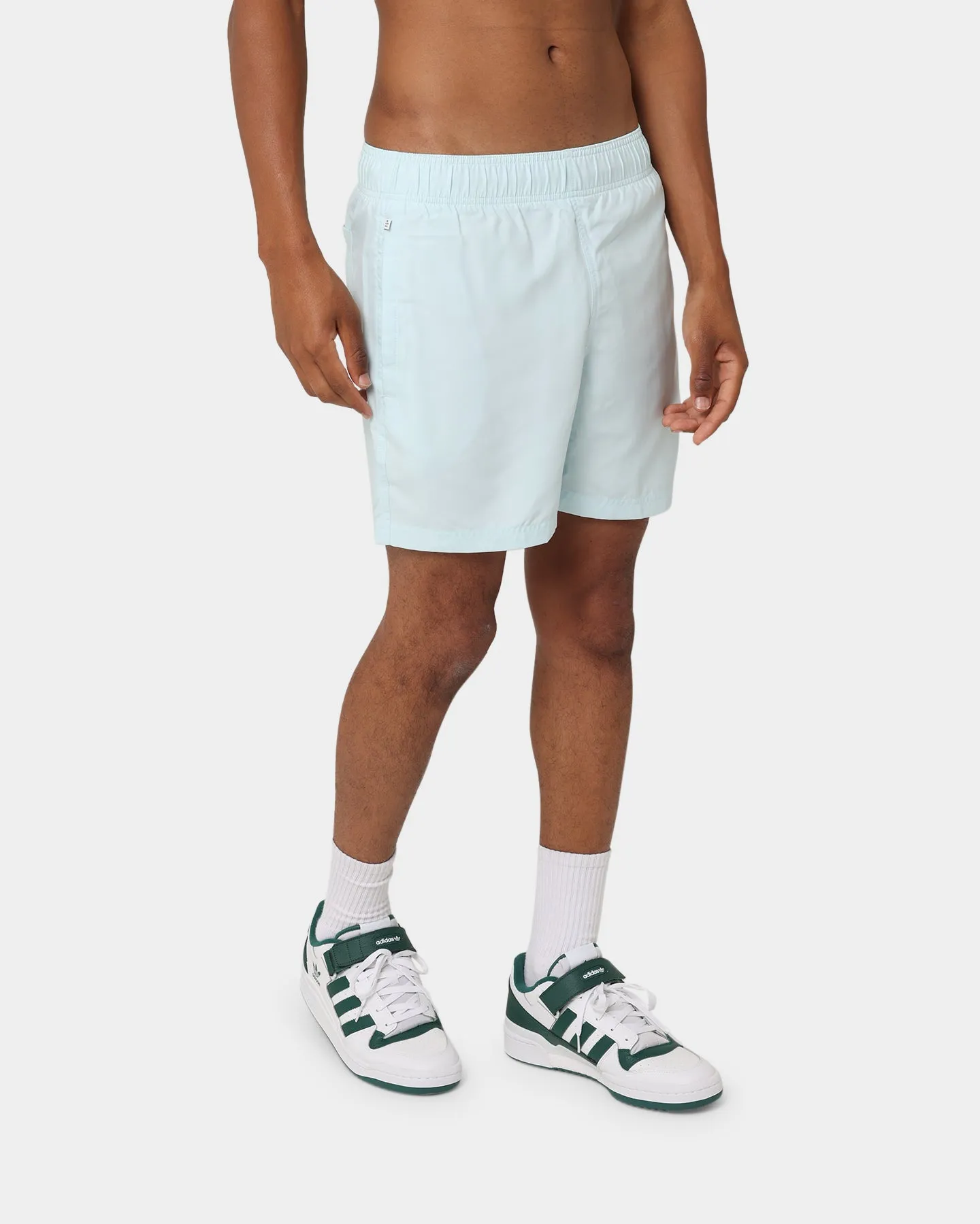 Adidas Adicolor Essentials Trefoil Swim Shorts Almost Blue