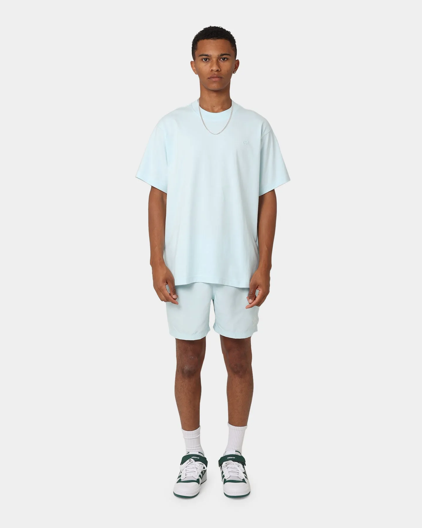 Adidas Adicolor Essentials Trefoil Swim Shorts Almost Blue