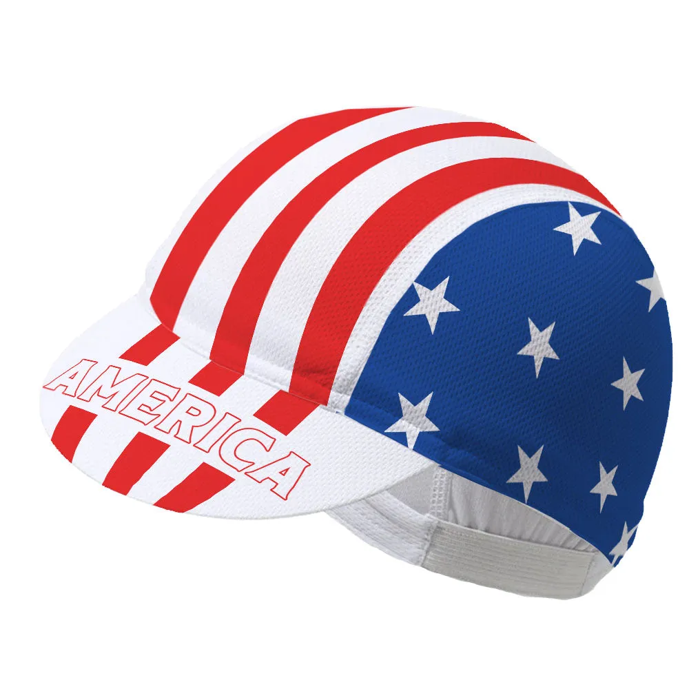 America Cycling Hat Cap Cycling Cap for Men and Women