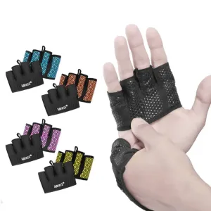 Anti Slip Gym Gloves For Men & Women Half Finger Workout Grip