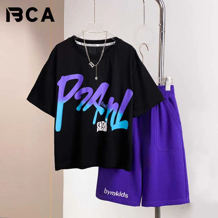 BCA Teen Boys Set Large Letter Two-طقم ملابس رياضية