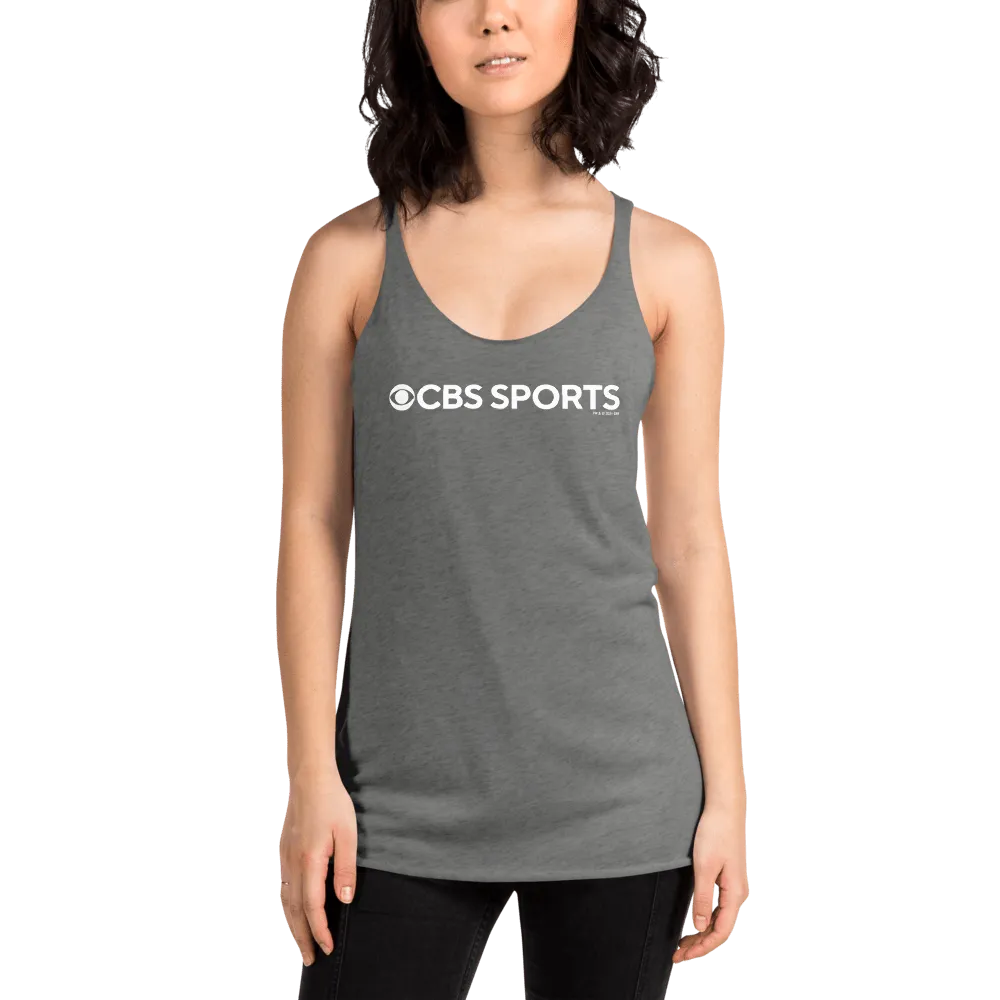 CBS Sports Logo Women's Tri-Blend Racerback Tank Top