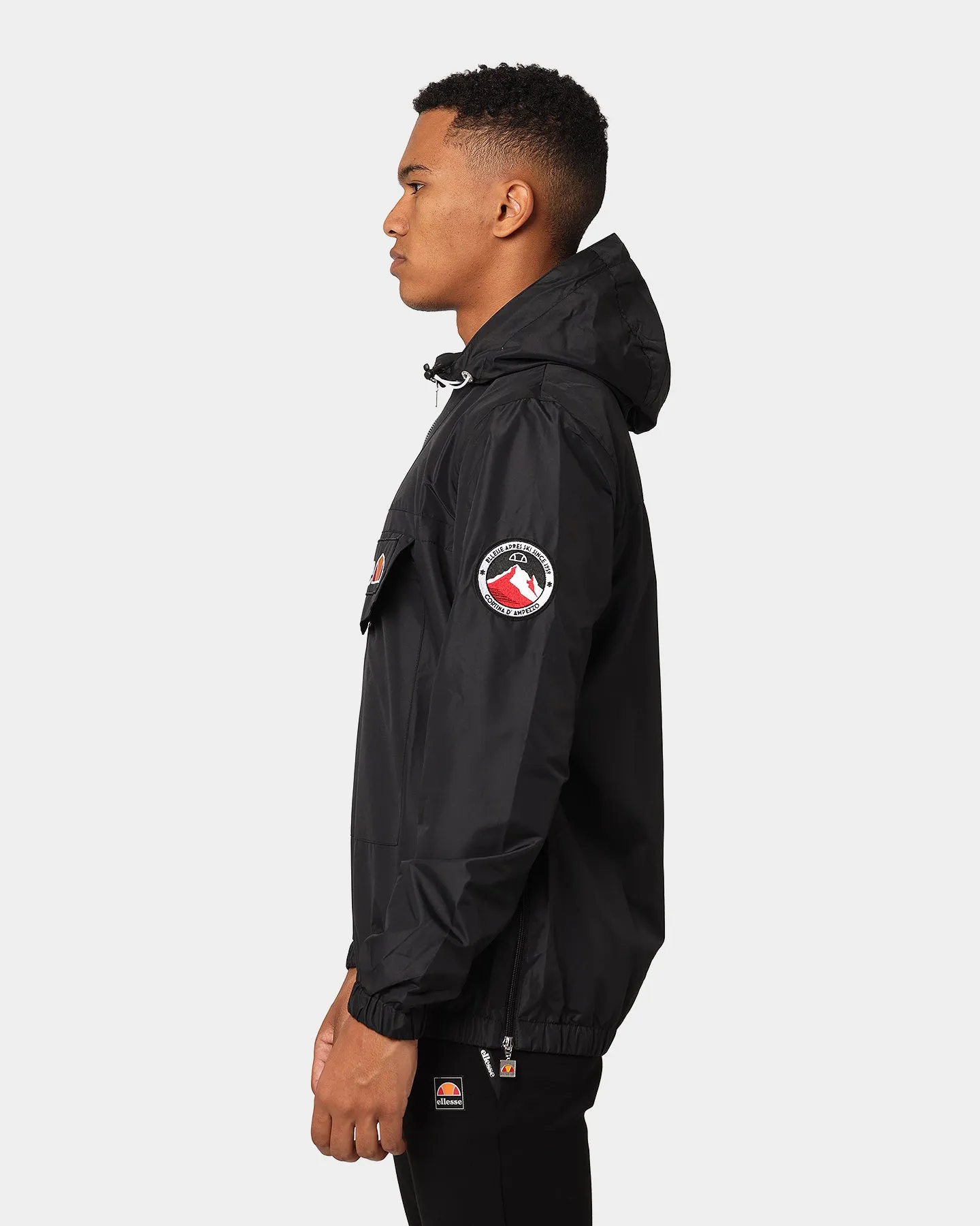 Ellesse Mont Quarter Zip Sweat Jacket Black