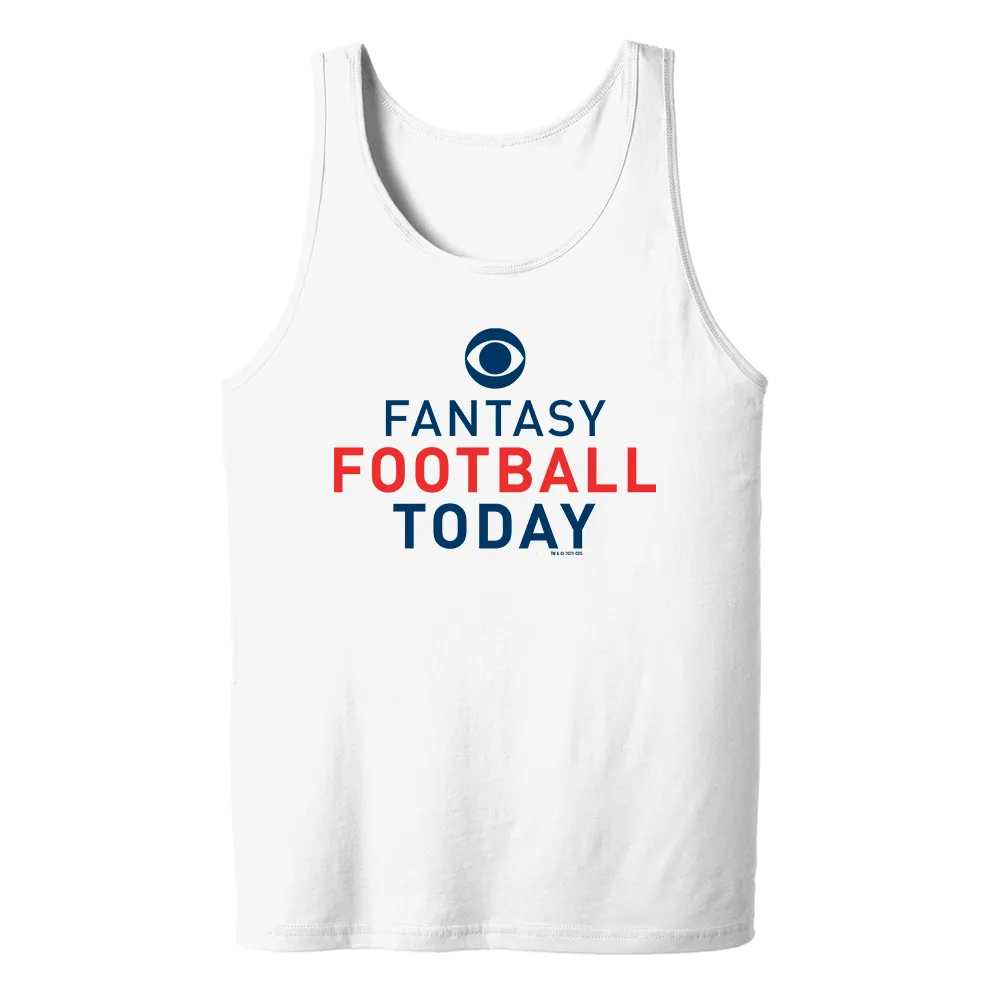 Fantasy Football Today Podcast Logo Adult Tank Top