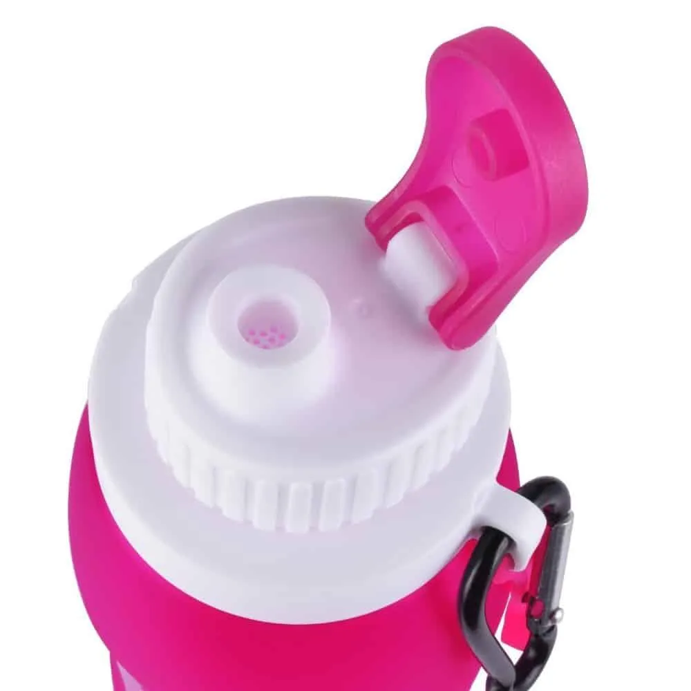 Flexible Silicone Sport Water Bottle