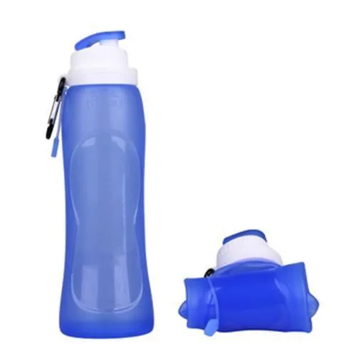 Flexible Silicone Sport Water Bottle