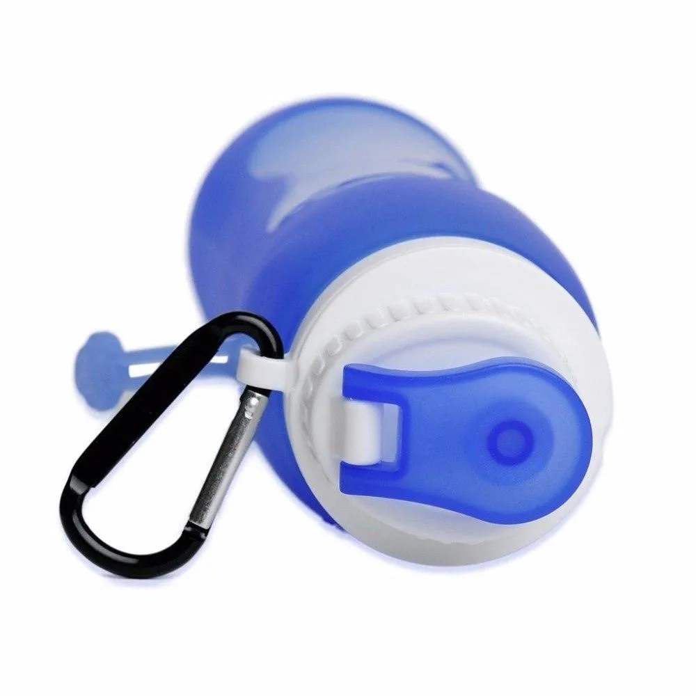 Flexible Silicone Sport Water Bottle
