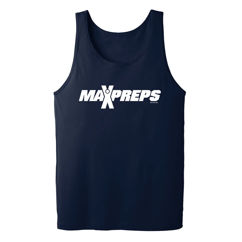 Max Preps White Logo Adult Tank Top