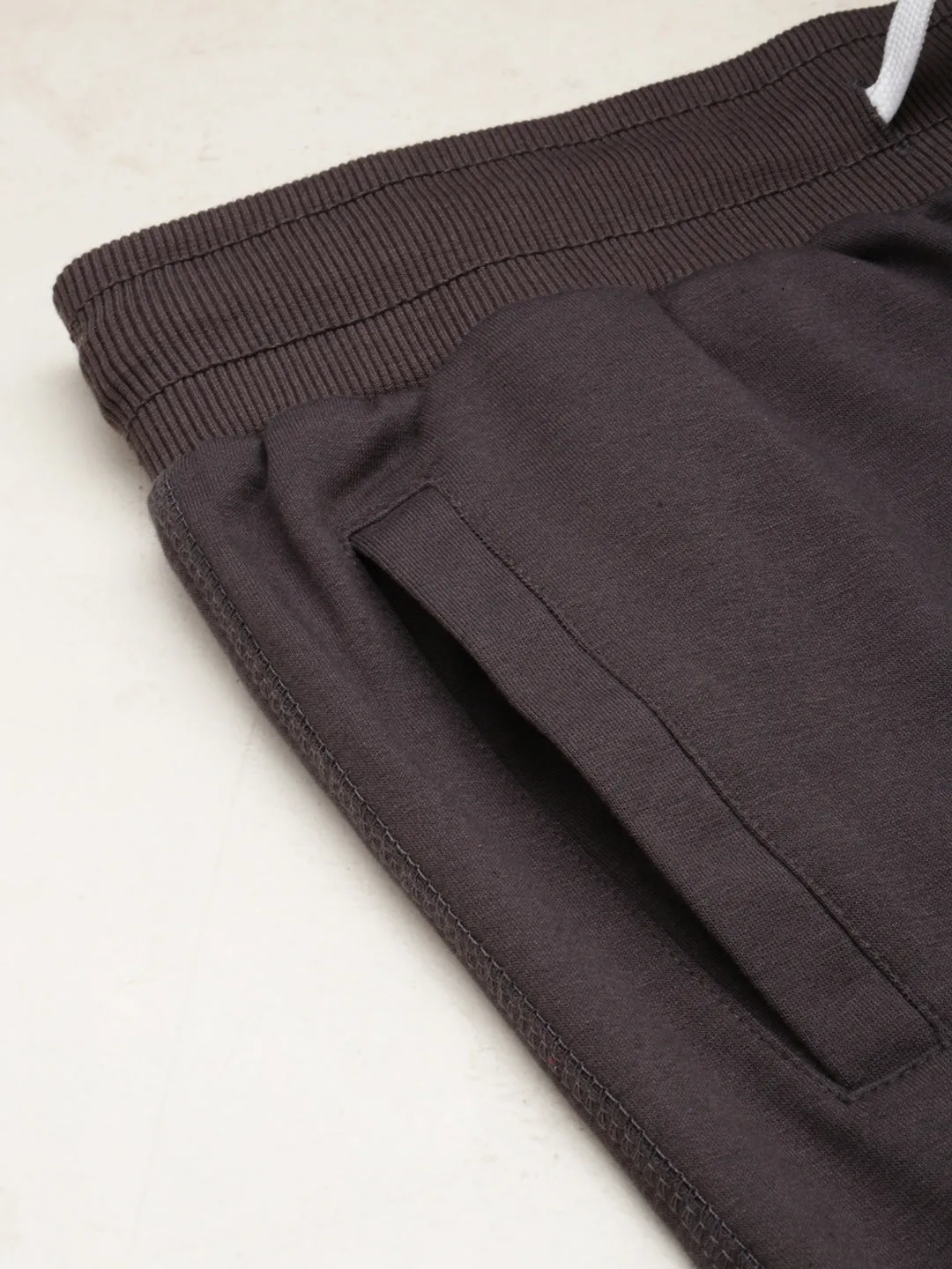 Men Grey Regular Fit Sports Shorts