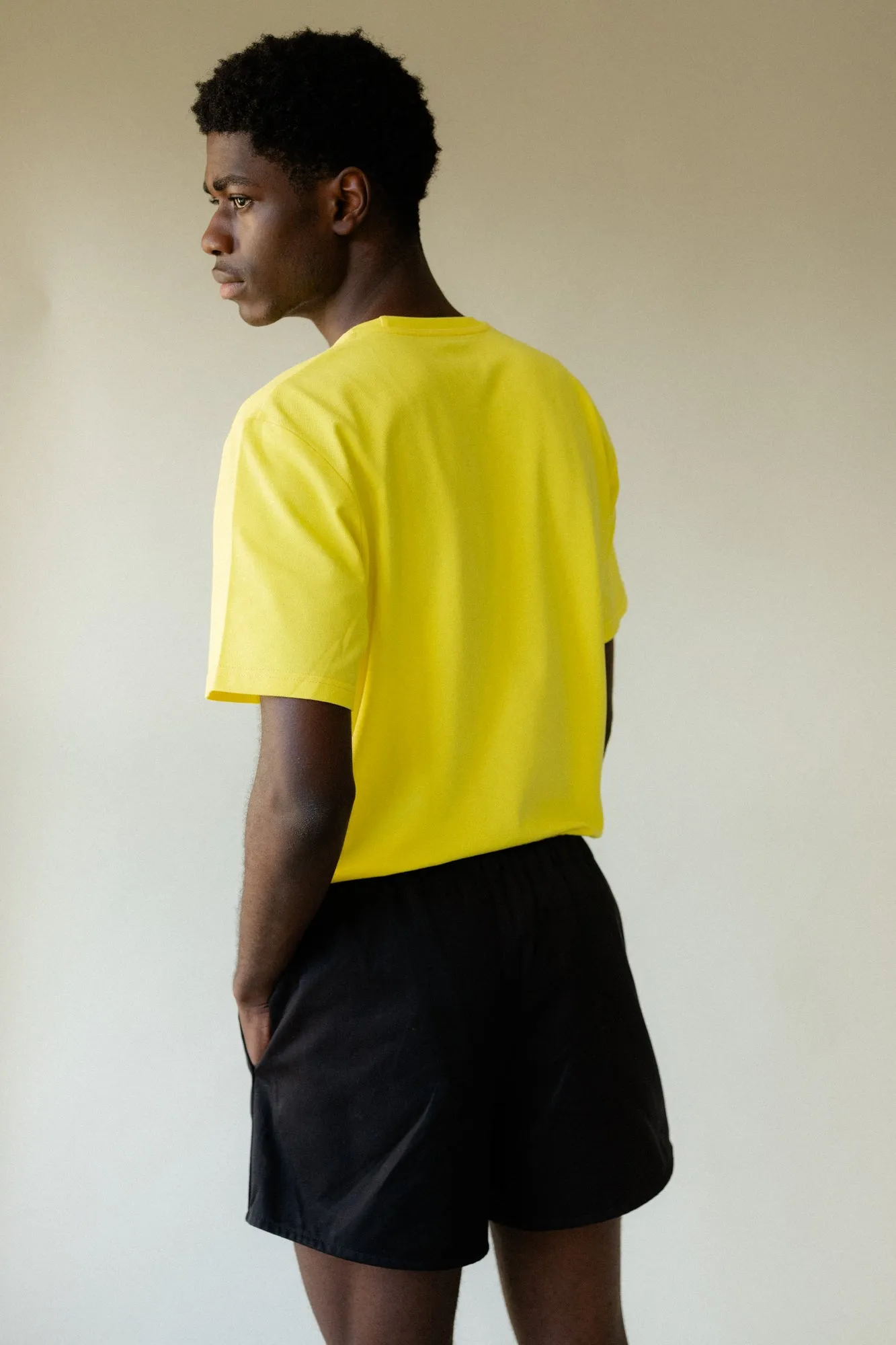 Men's Heavyweight Sports Short Plastic Free - Black