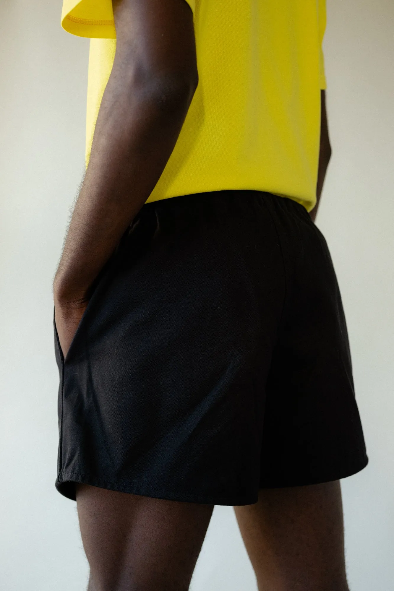 Men's Heavyweight Sports Short Plastic Free - Black