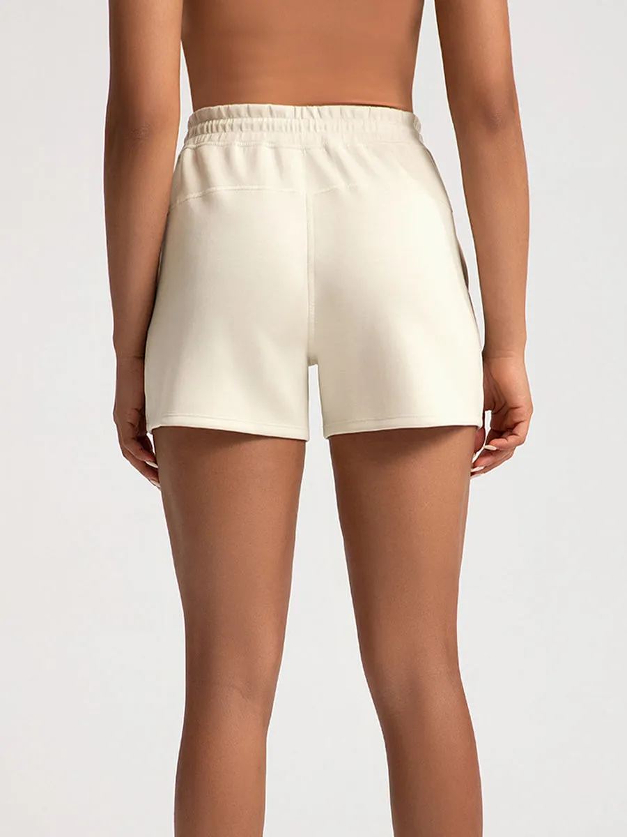 Modal Fabric Casual Sports Shorts Loose High Waisted Shorts