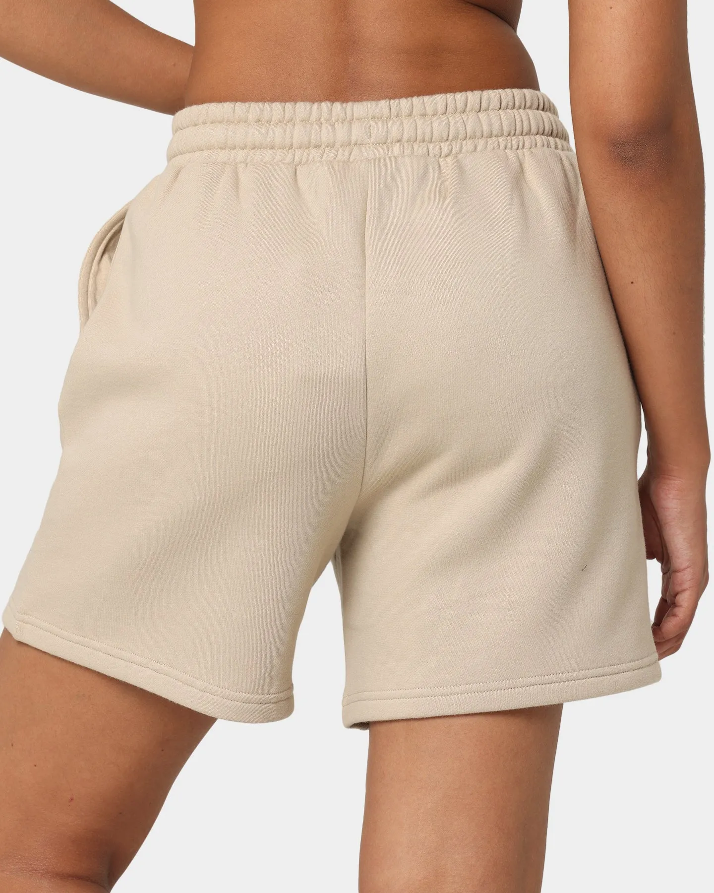 National Collegiate Athletic Association Women's UNC Tar Heels Vintage Embroidered High Waisted Shorts Clay