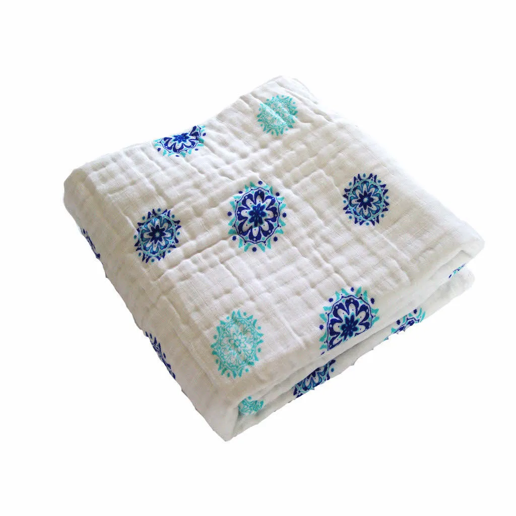 Organic Snuggle Blanket - Mandala