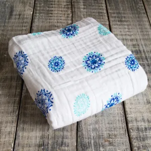 Organic Snuggle Blanket - Mandala