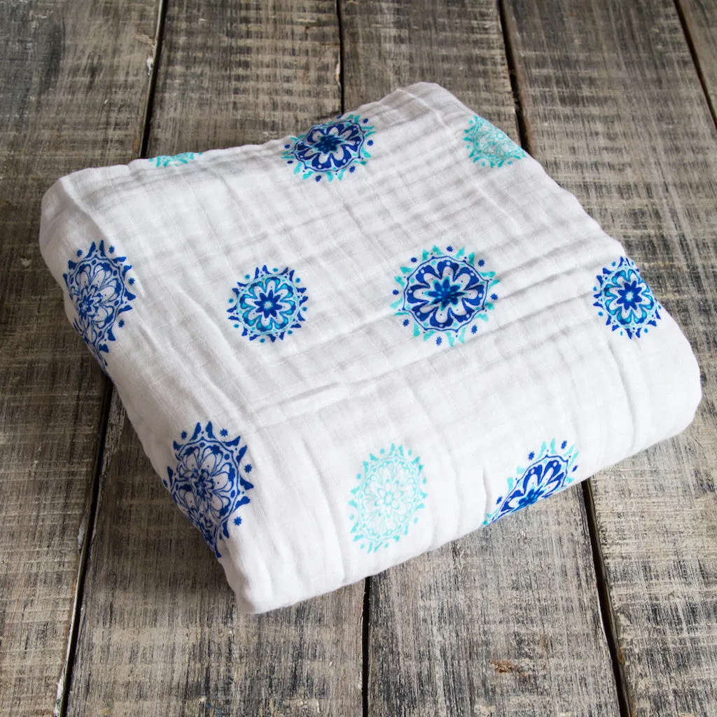 Organic Snuggle Blanket - Mandala
