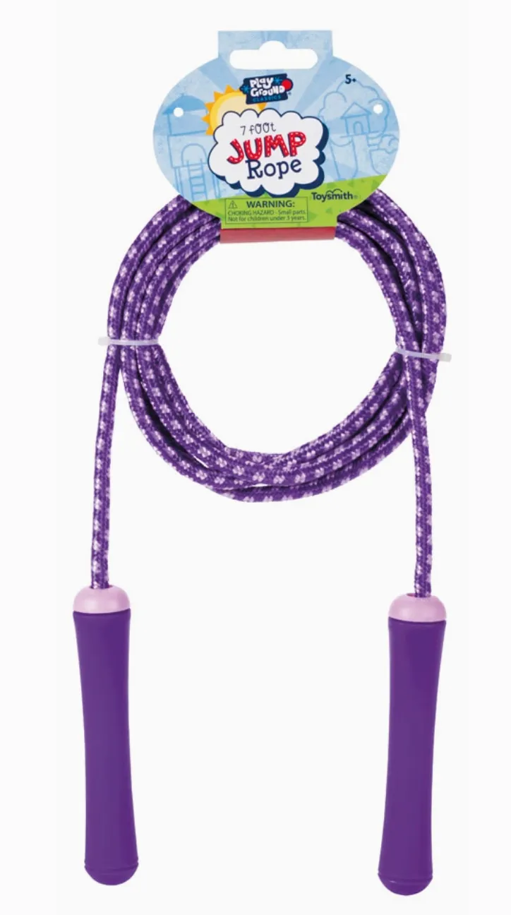 Playground Classics 7' Jump Rope (Assorted Colors)