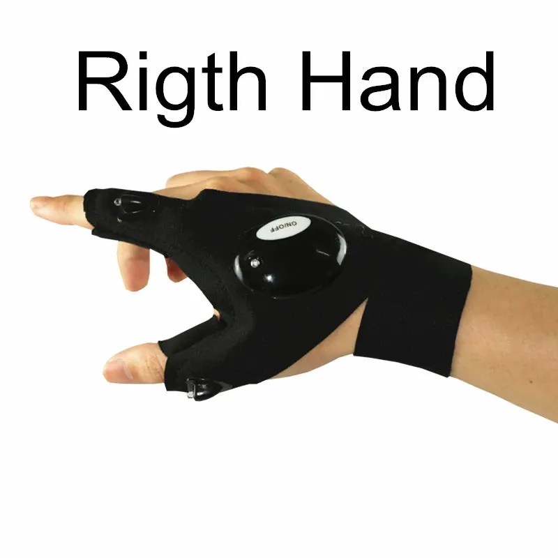 SavageBiz - Flashlight LED Finger Gloves