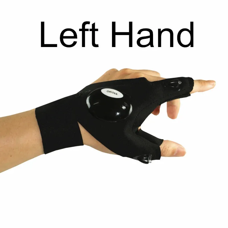 SavageBiz - Flashlight LED Finger Gloves