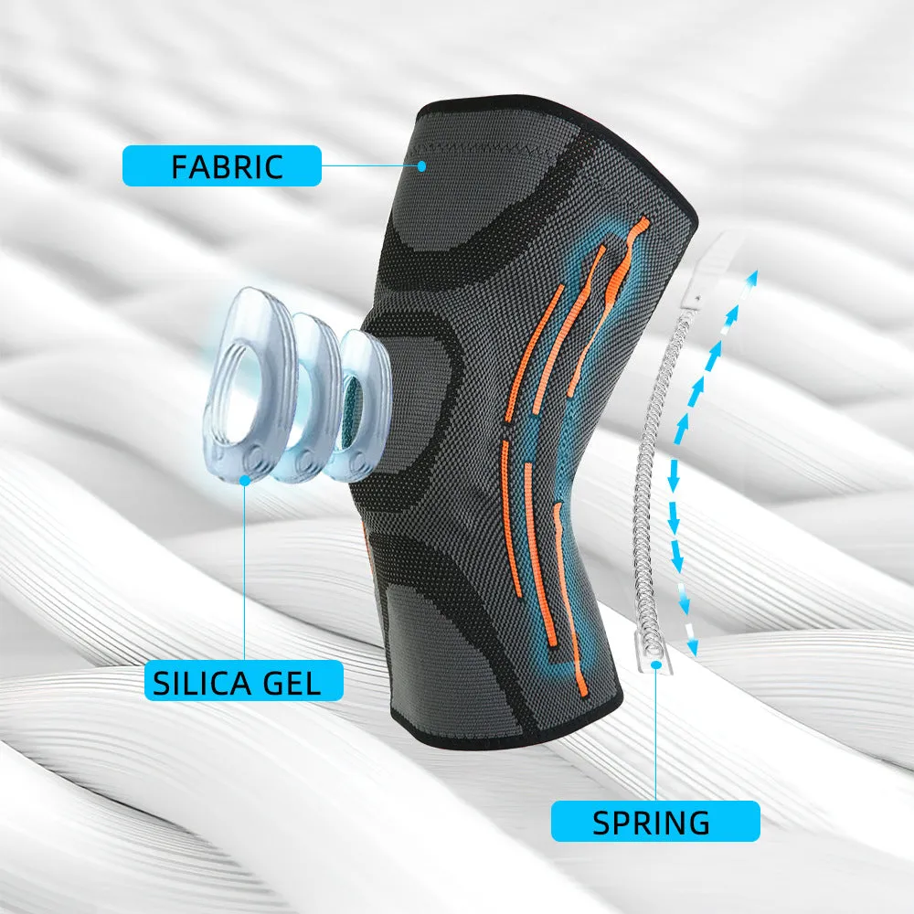 Silicone Knee Protector  High-Performance Support for Running & Jump Rope
